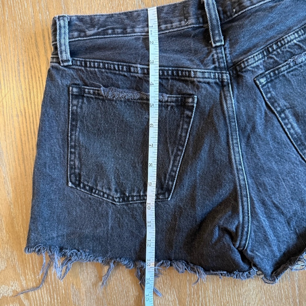 Abercrombie & Fitch Curve Love Charcoal Jean Shorts - Picture 10 of 12